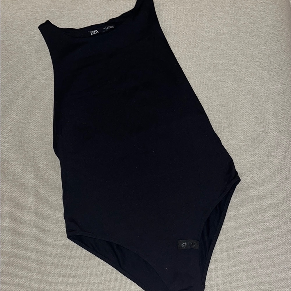 Zara Elegant Black Bodysuit